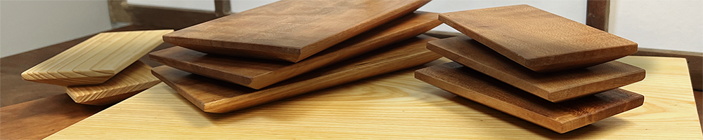 handmade wooden sushi boards