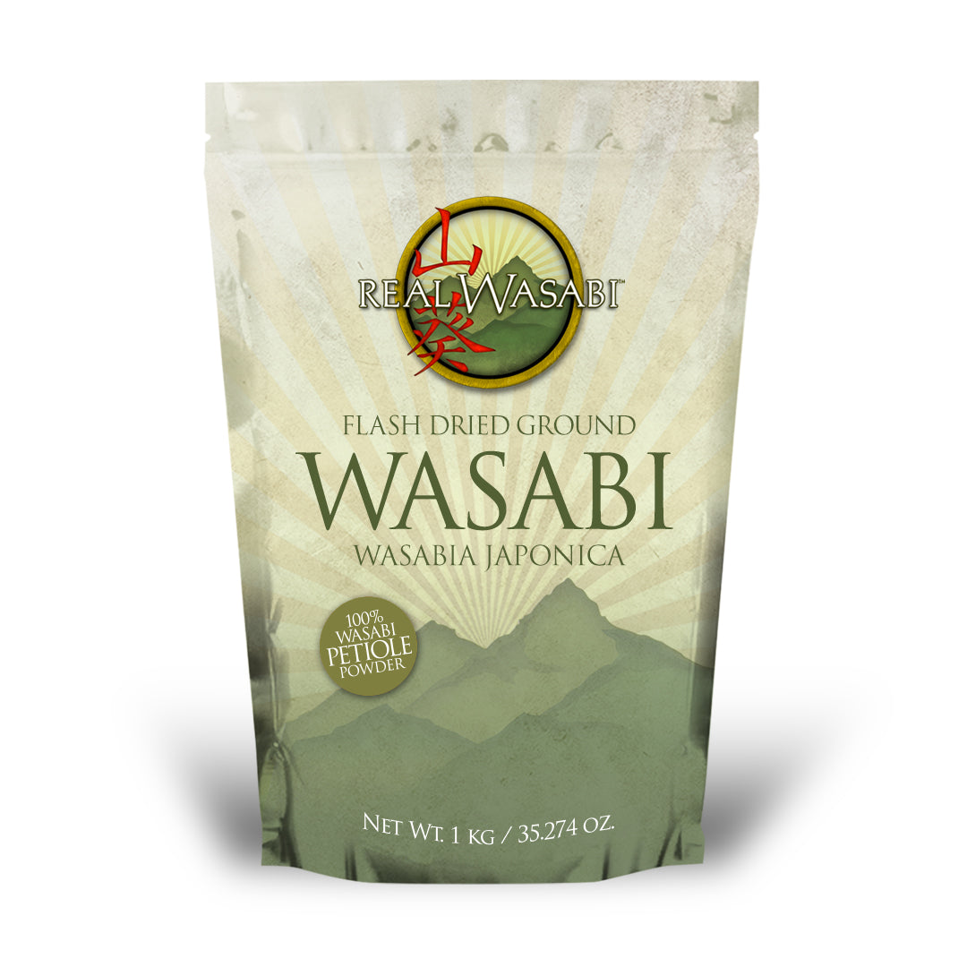 1kg bag of wasabi stem (petiole) powder