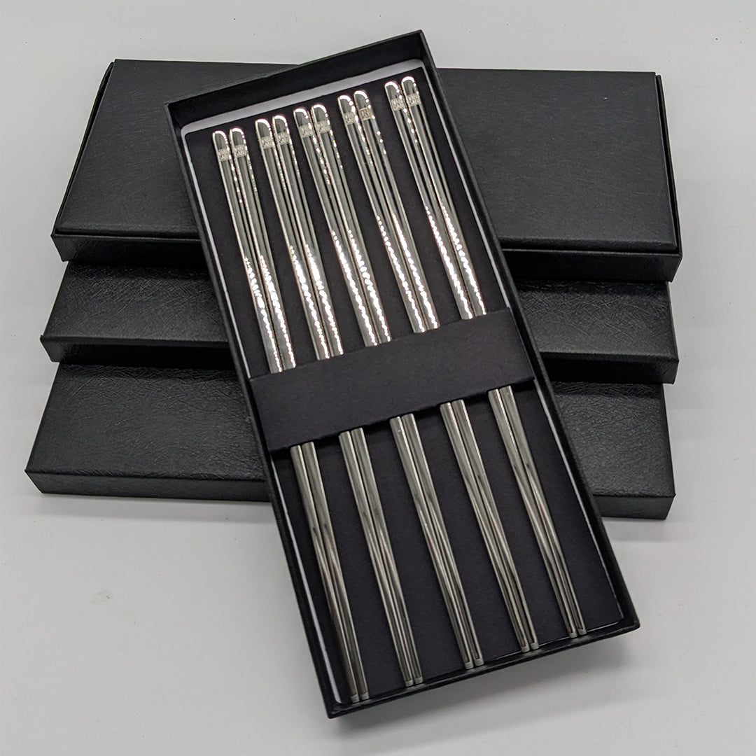 Silver Stainless Steel Chopsticks