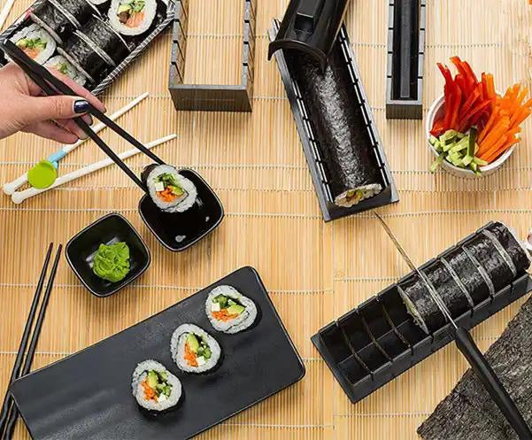 Cool Wares Sushi Making Tool Set  Makes Sushi Rolls Fun and Easy – Real  Wasabi