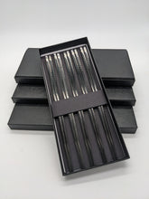 Load image into Gallery viewer, Japanese Style | Stainless Steel Chopsticks | Gift Set of Five Pair
