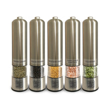 Load image into Gallery viewer, Push Button Electric Spice Grinders for Fresh &amp; Thymely Spices | Stainless Steel