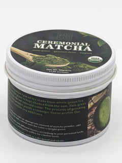 wabi sabi organic matcha in tin