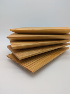 Modern Hardwood Sushi Plates | Wabi Sabi | Made in USA