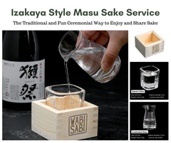 Izakaya style masu sake service