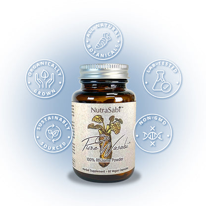 PureSabi™ -  Nutraceutical Grade Wasabi Rhizome Powder in Vegan Capsules