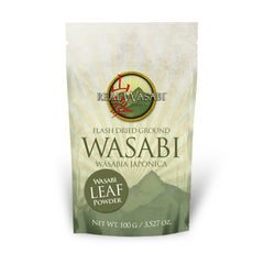 Real Wasabi™ Leaf Powder | 100% Wasabia japonica | Authentic | Cosmetics