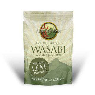 Real Wasabi™ Leaf Powder | 100% Wasabia japonica | Authentic | Cosmetics