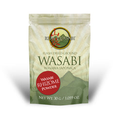 Real Wasabi™ Rhizome Powder | 100% Pure | Wasabia japonica | Authentic