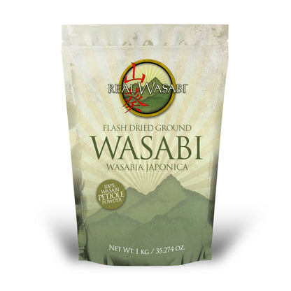 1kg bag of wasabi stem (petiole) powder