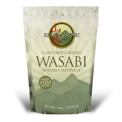 Real Wasabi™ Petiole (Stem) Powder | 100% Pure | Authentic