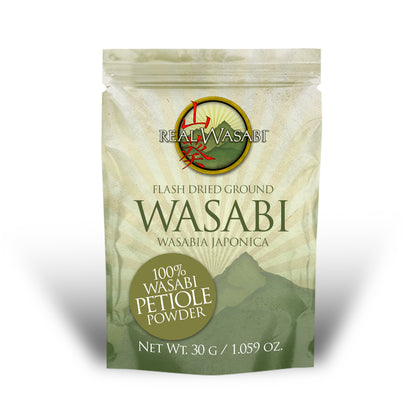 Real Wasabii 30g bag of wasabi stem (petiole) powder