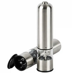 Stainless Steel Push Button Grinders for Fresh Herbs & Spices