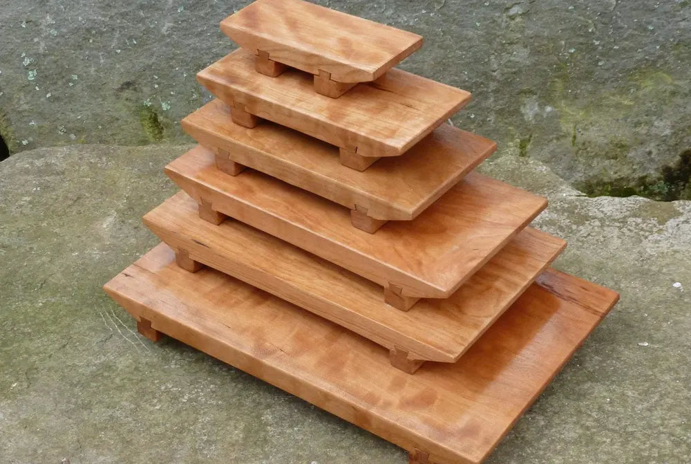 handmade Japanese chopping boards for sushi