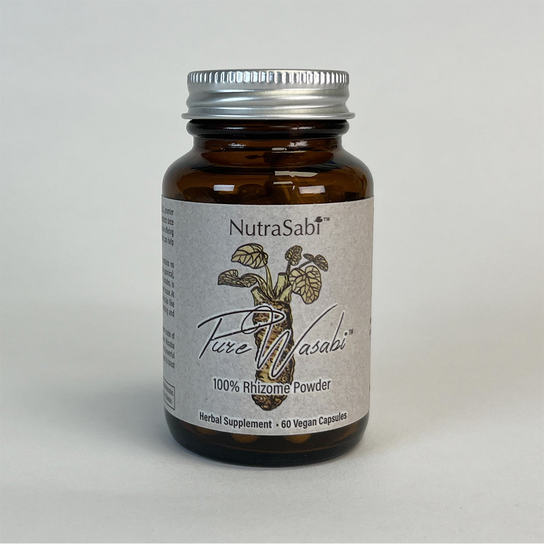 PureSabi™ - Nutraceutical Grade Wasabi Rhizome Powder in Vegan Capsules